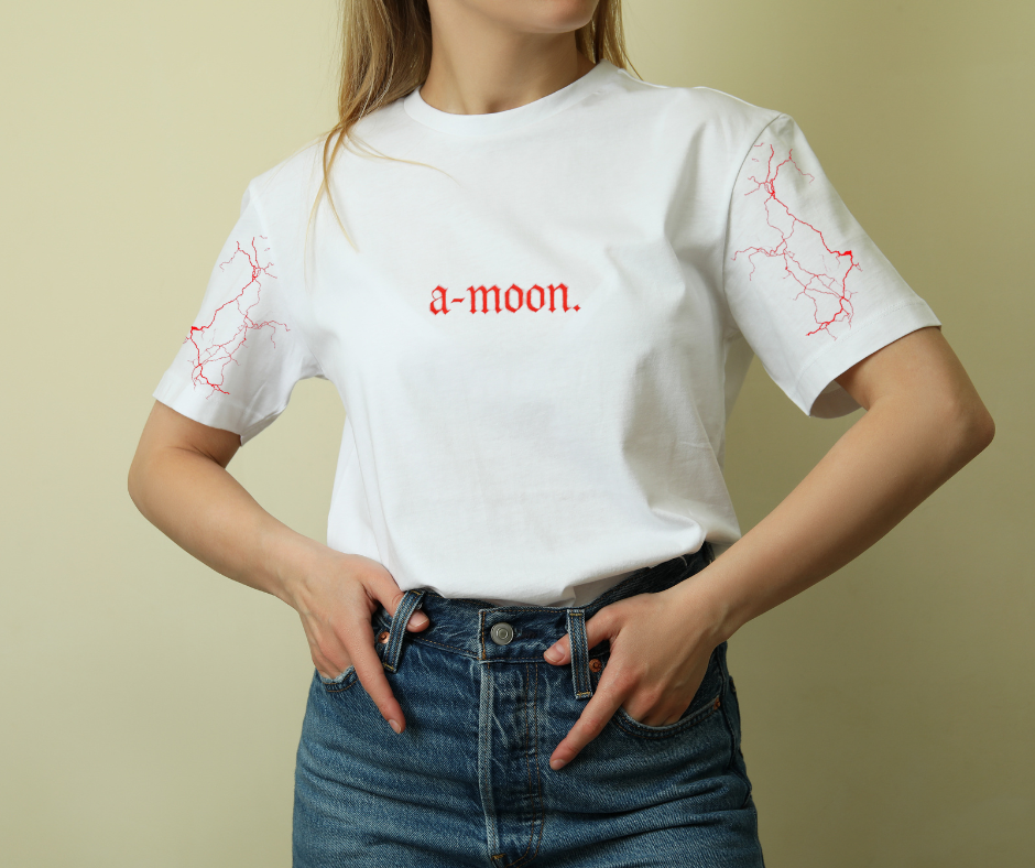 Thunder T-shirt Blanc  - Image 1